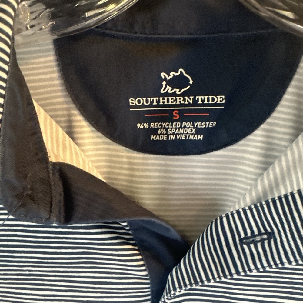Southern Tide men's striped Polo shirt